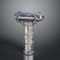 Military Grade Weapon Platform With Metallic Cylindrical Multi Layer Top Structure Design