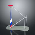Tower defense sentry tower air defense watchtower observatory tower loft 3d model
