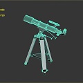 astronomical telescope space telescope telescope observation equipment physical equipment binoculars 3d model