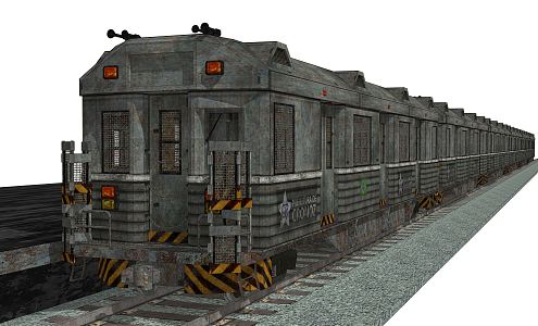 INDUSTRIAL LOFT TRAIN 3d model