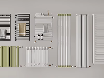 Various Stylish Radiators Designs For Home Decoration 3d model