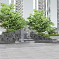 Residential Landscape Design With Green Spaces Water Features And Modern Buildings