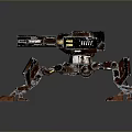 Mech Warrior Mech Soldier Machine Battlearm Mechanical Battlearm Machine Fighter Robot 3d model