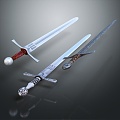 Modern Sword Officer Sword Long Sword 3d model