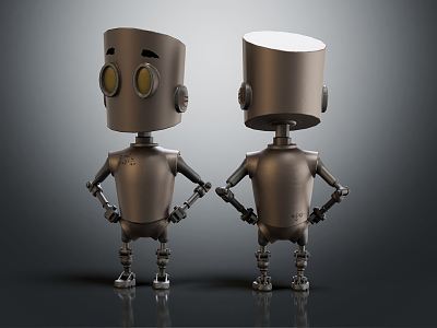 Industrial LOFT robot 3d model