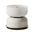 Modern Table Lamps With White Beige Shades And Gold Black Metallic Bases