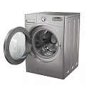 LG Pulsator Washing Machines Featuring Modern Stainless Steel Design And Smart Inverter Control Panel