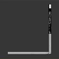 Durable Track and Field Hurdle With Metal Frame Black White Crossbar And Stable Support Legs
