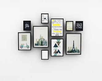 decorative painting 3d model