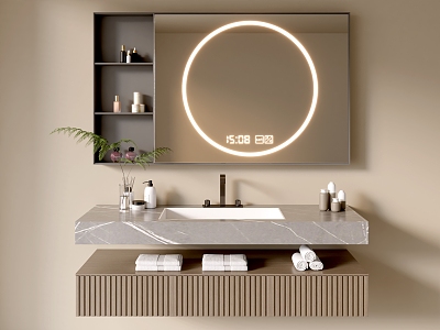 Modern Bathroom Cabinet Bathroom Basin Bathroom Ornaments model