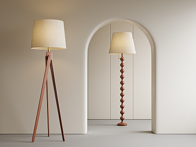 Modern floor lamp 3d model