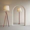 Modern floor lamp 3d model