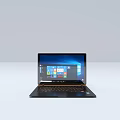 Modern Computer Desktop Computer Laptop 3d model