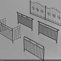 Various Designs of Wrought Iron Railings for Home and Garden Decoration