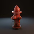 Red Fire Hydrant As Essential Fire Equipment For Emergency Safety Use