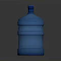 Blue Large Plastic Water Bucket For Household Daily Storage And Use