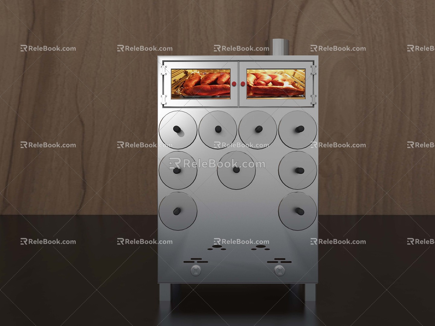 Modern Oven Commercial Oven Oven Roasted Sweet Potato Box Oven Gas Oven Roasted Sweet Potato Oven Back Kitchen Roasted Sweet Potato Oven Commercial Oven Charcoal Oven 3d model