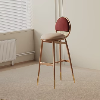 Modern Bar Chair 3d model