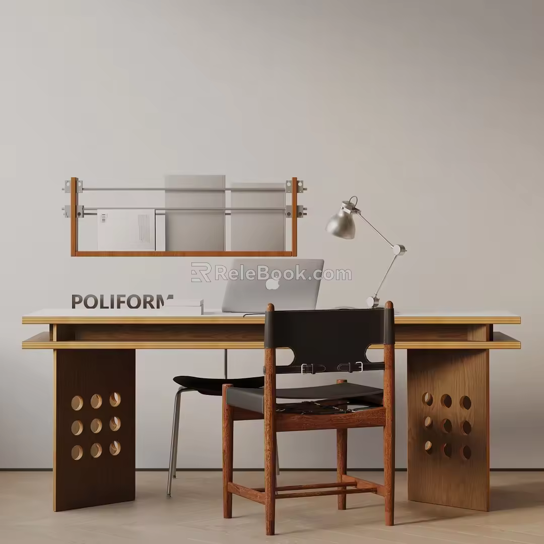 Modern Bookshelf 3d model