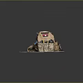 Tactical Utility Vest With Multi Pocket Camo Design For Tool Storage And Red Patch