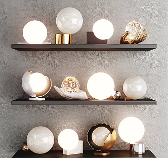 Modern table lamp 3d model
