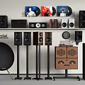 Bluetooth audio record player 3d model