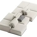 Modern Multiplayer Sofa 3d model