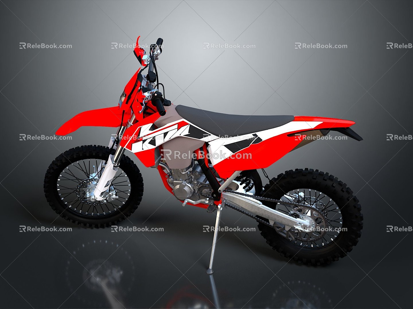 Motorcycle Two Wheels Motocross Motorcycle Road Race Motorcycle 3d model