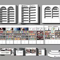 Booth Display Cabinet 3d model