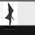 Modern Sculpture Art Sculpture 3d model