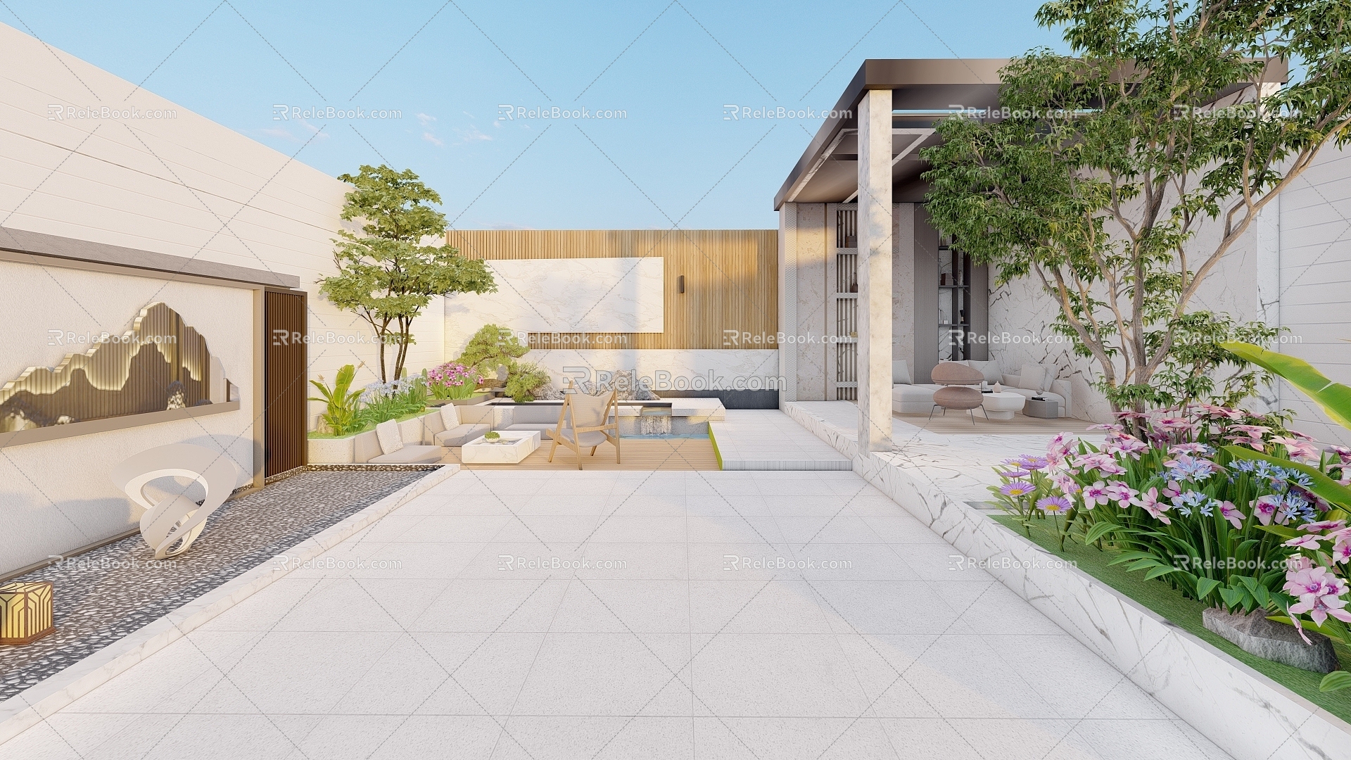 Courtyard 3d model