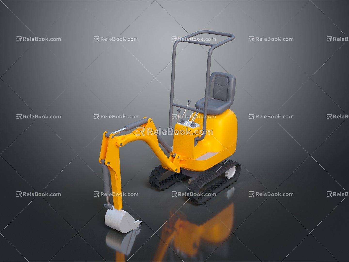 Excavator Excavator Large Excavator Mining Excavator Mining Machine Digger 3d model