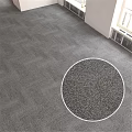 Gray Textured Carpet For Modern Interior Floor With Detailed Pattern