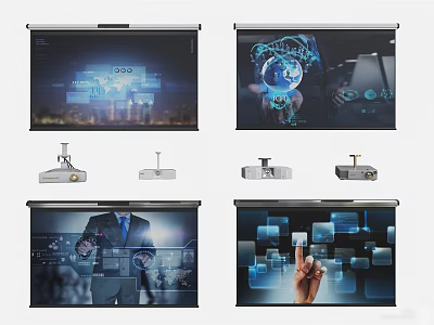 Advanced Projection Monitoring System With Real Time Surveillance And Smart Technology 3d model