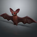 Modern Bat Cartoon Bat Animation Bat Animation Bat 3d model