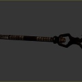 Crowbar Game Item 3d model