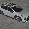 Dark Gray SUV With Roof Rack Black Alloy Wheels And Modern Design