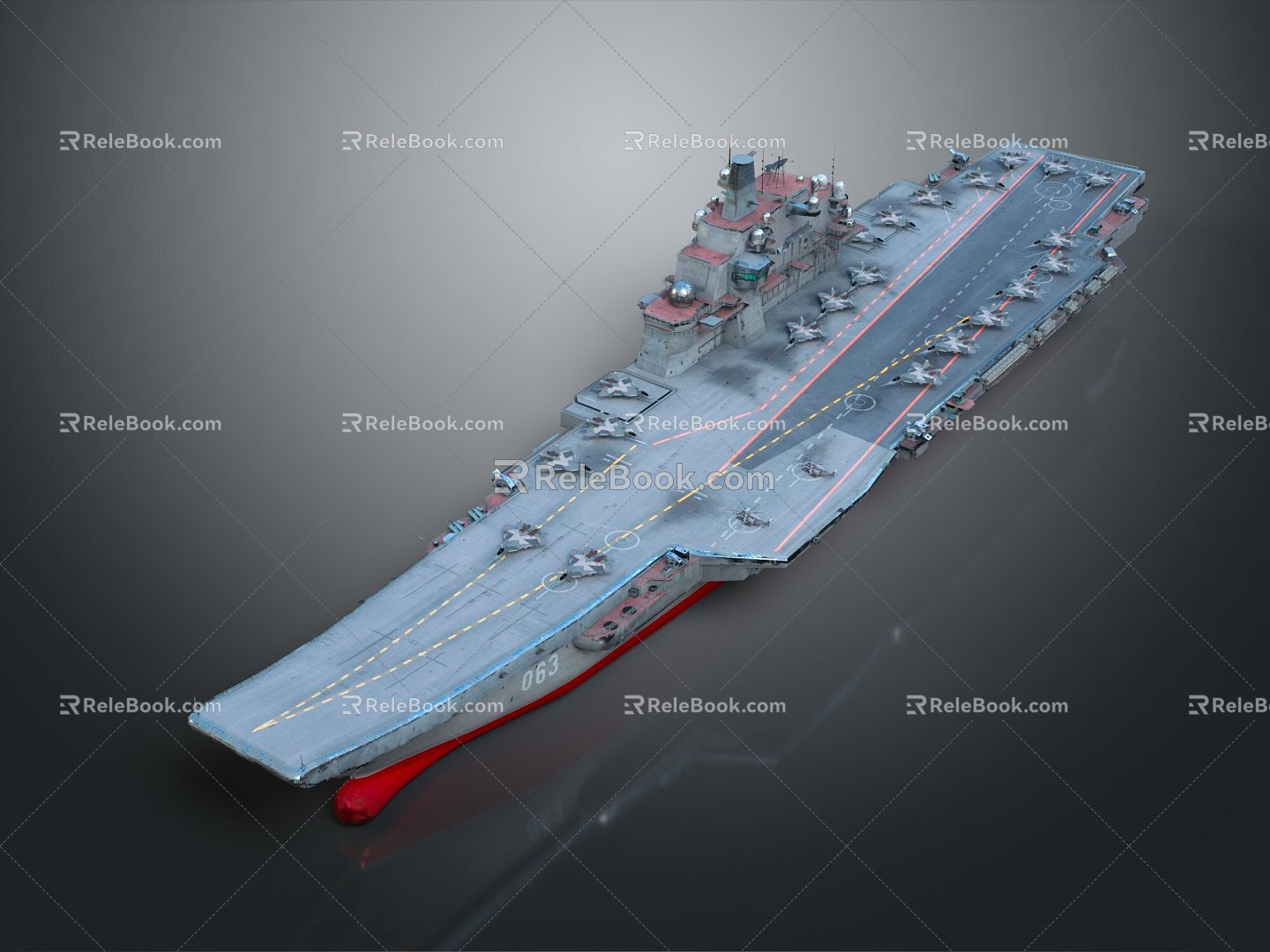 aircraft carrier aircraft carrier carrier ship 3d model