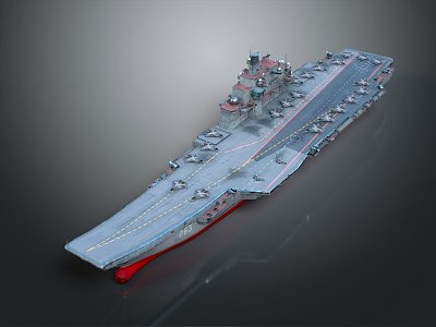 aircraft carrier aircraft carrier ship 3d model