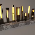 Modern Lighting Combinations Featuring Various Shapes Metal Bases and Warm Illumination
