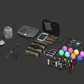 Comprehensive Military Weapons Collection Featuring Guns Knives Ammunition and Tactical Equipment Cases