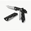 Multifunctional Folding Knives With Carbon Fiber Handles And Silver Blades For Hardware Tools