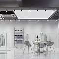 Spacious Modern Clothing Store Interior With Hanging Clothes Mannequins And Display Racks