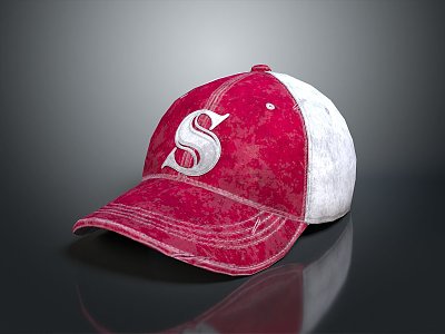 Hat cap baseball cap realistic 3d model