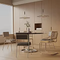 Modern table combination 3d model