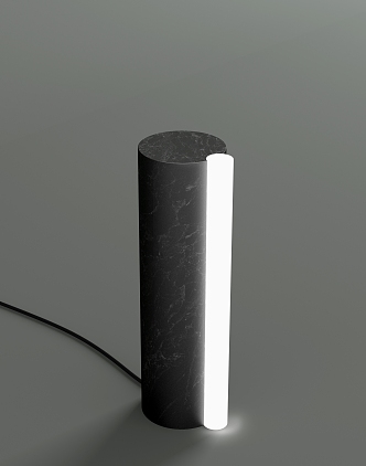 Light Luxury Marble Table Lamp 3d model