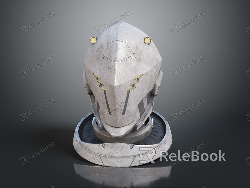 Sci-Fi Helmet Alien Helmet High Tech Helmet Game Helmet Helmet Helmet model