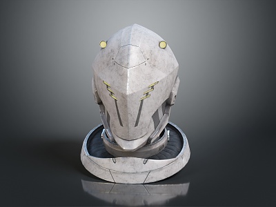 Sci-Fi Helmet Alien Helmet High Tech Helmet Game Helmet model