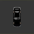 Vintage Silver Gray Car with Sleek Design and Copper Wheels on Dark Background with Reflection