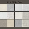 Wall Panels with Different Microcement Textured And Art Paint Design Options